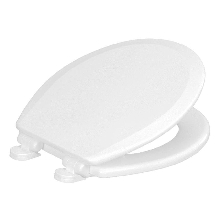 Centoco White Round SlowClose Toilet Seat in the Toilet Seats