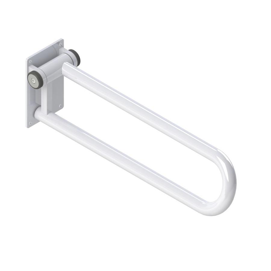 HealthCraft HealthCraft PT Rail Right Side 32" Fold Down Safety Rail Grab Bar White in the