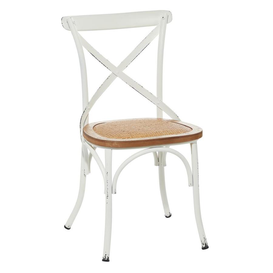 Grayson Lane White Iron Country Cottage Dining Chair 35 x 20 x 20 in
