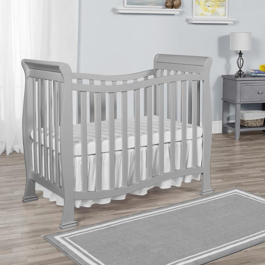 Dream On Me 4-in-1 Convertible Mini Crib in the Cribs department at ...