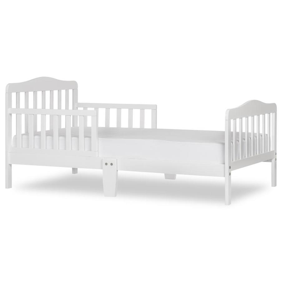 Dream On Me Classic Design White Toddler Bed In The Toddler Beds Department At Lowes Com