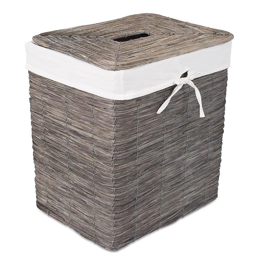 BirdRock Home BirdRock Home Rustic Woven Wood Peel Laundry Hamper with