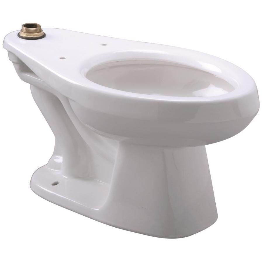Zurn FloorMount SiphonJet Toilet Bowl, Top Spud, Bottom Outlet