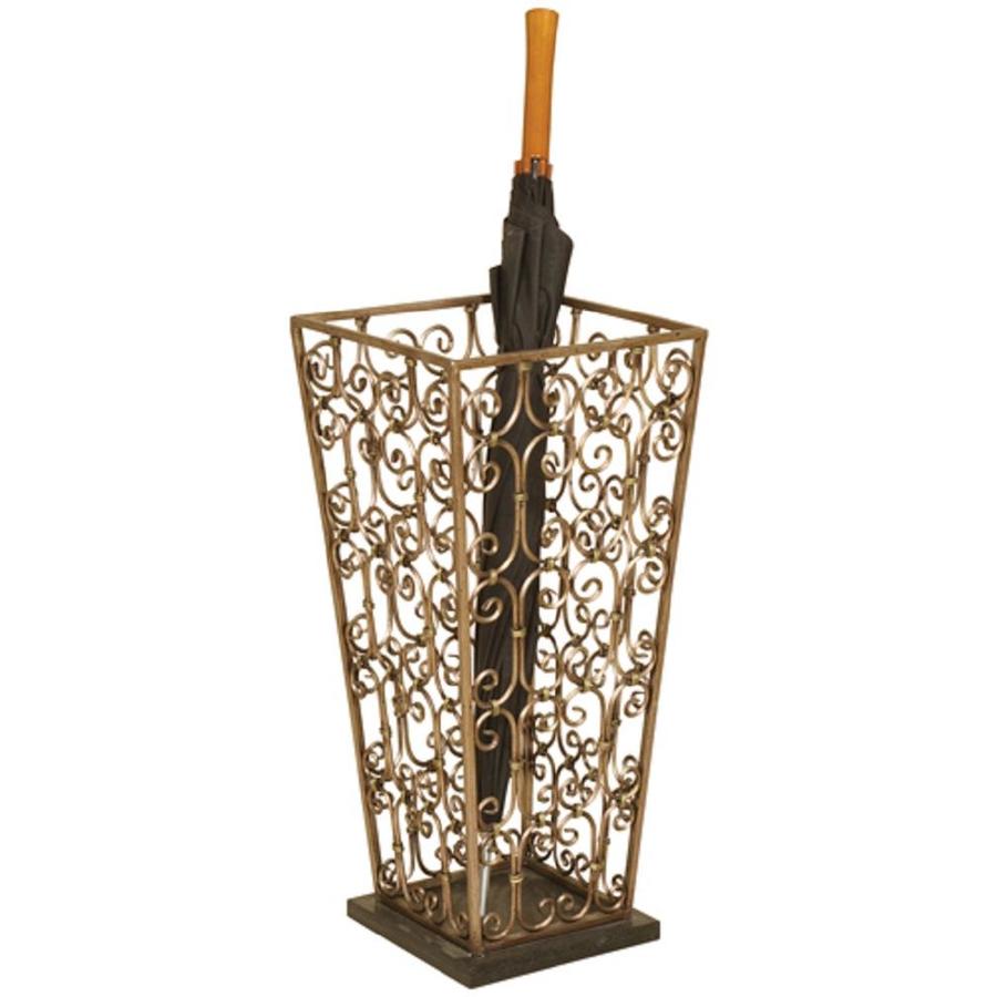 21 In Ht x 9.75 In W Scrolled Umbrella Stand in Copper Finish in the ...