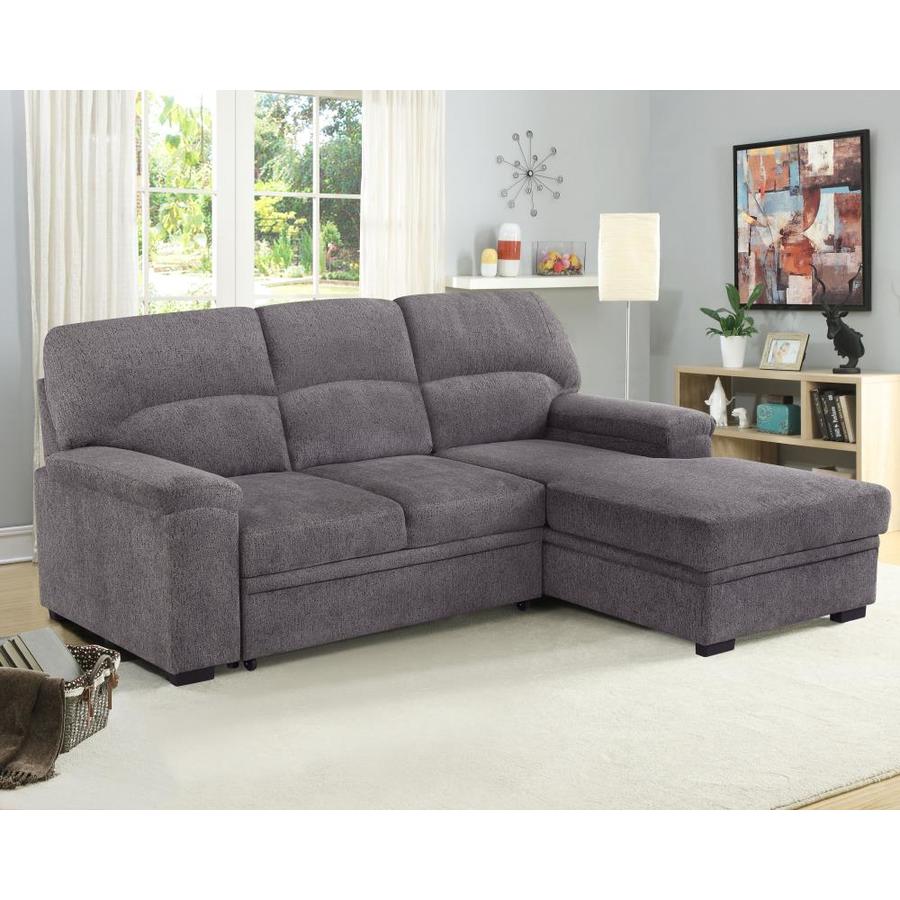 Serta Serta Toronto Multi Functional Sectional Sofa in Ash Grey in the ...