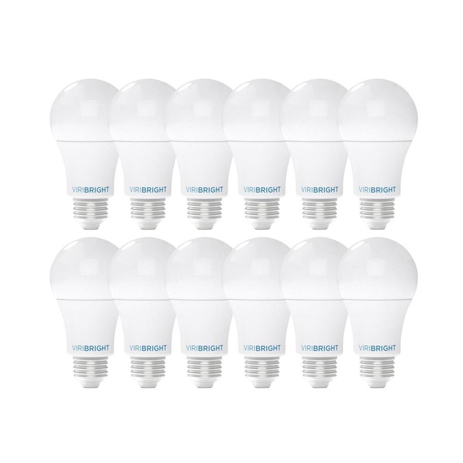 Viribright Lighting Standard Led Bulbs 60 Watt Eq A19 Cool White Led Light Bulb 12 Pack In The General Purpose Led Light Bulbs Department At Lowes Com