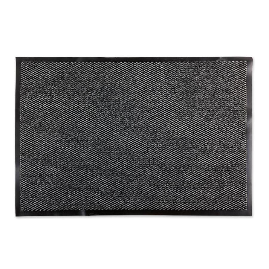 DII Gray/Black Walk Off Utility Mat 30x48 in the Mats department at ...