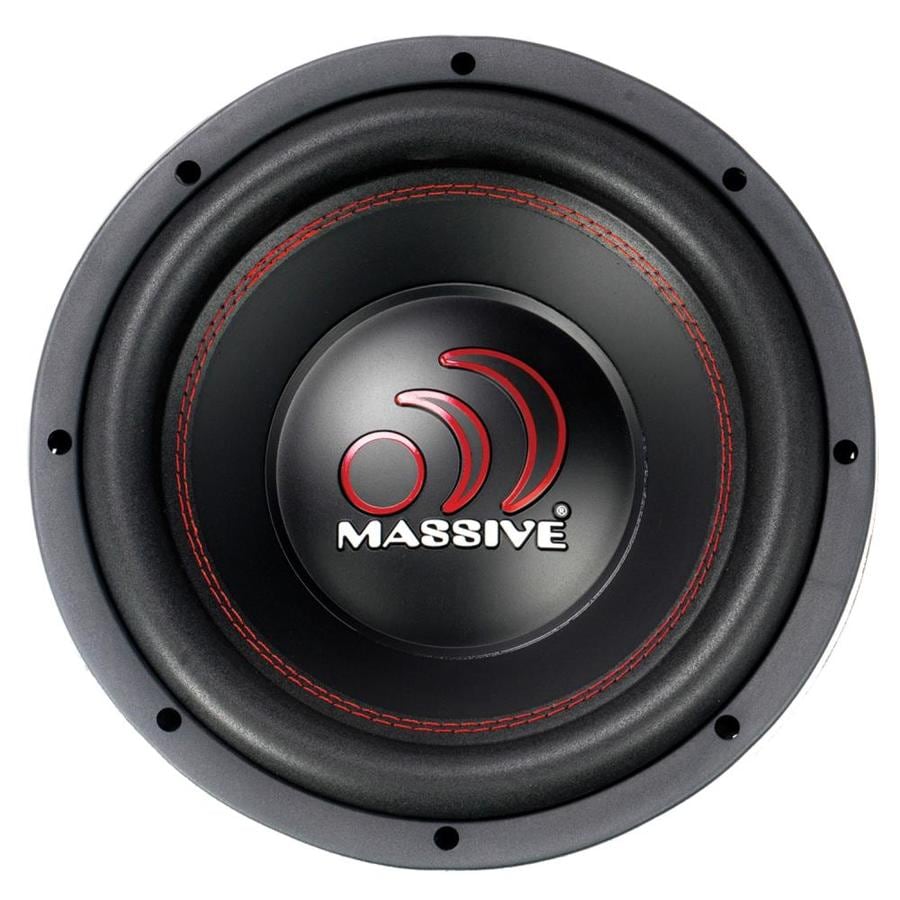 Massive Audio MMA Series 10-Inch 500-Watt-RMS Dual 4-Ohm Subwoofer in ...