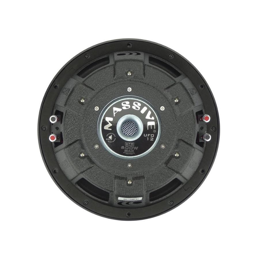 Massive Audio UFO Series 10-Inch 300-Watt-RMS Dual 4-Ohm Slim Subwoofer ...