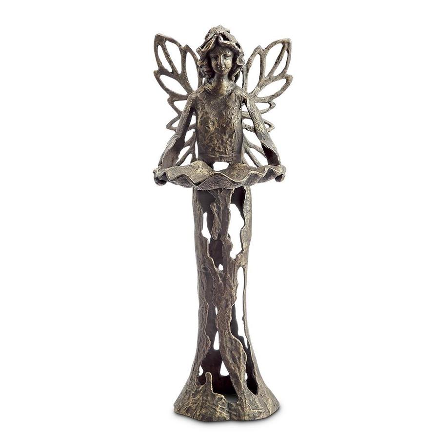 fairy bird feeder statue