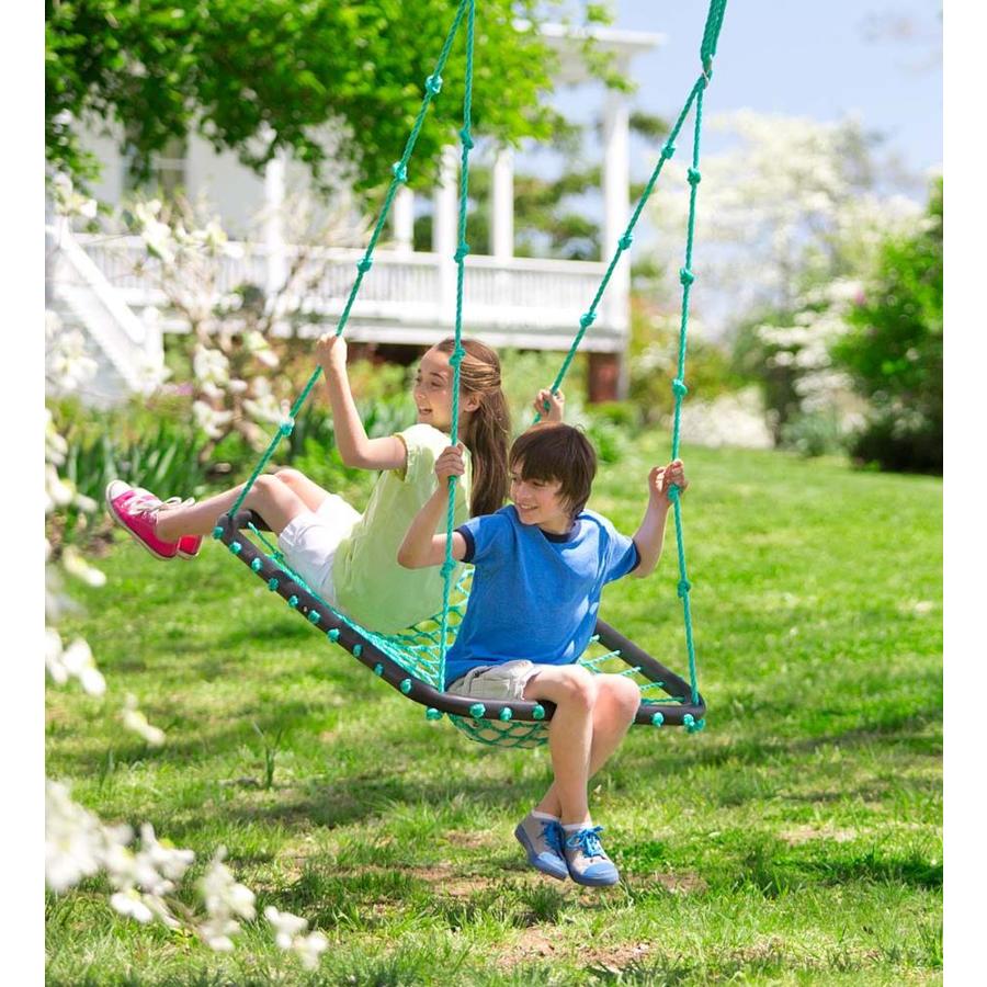 Evergreen Platform Swing Glider Swing in the Swings department at