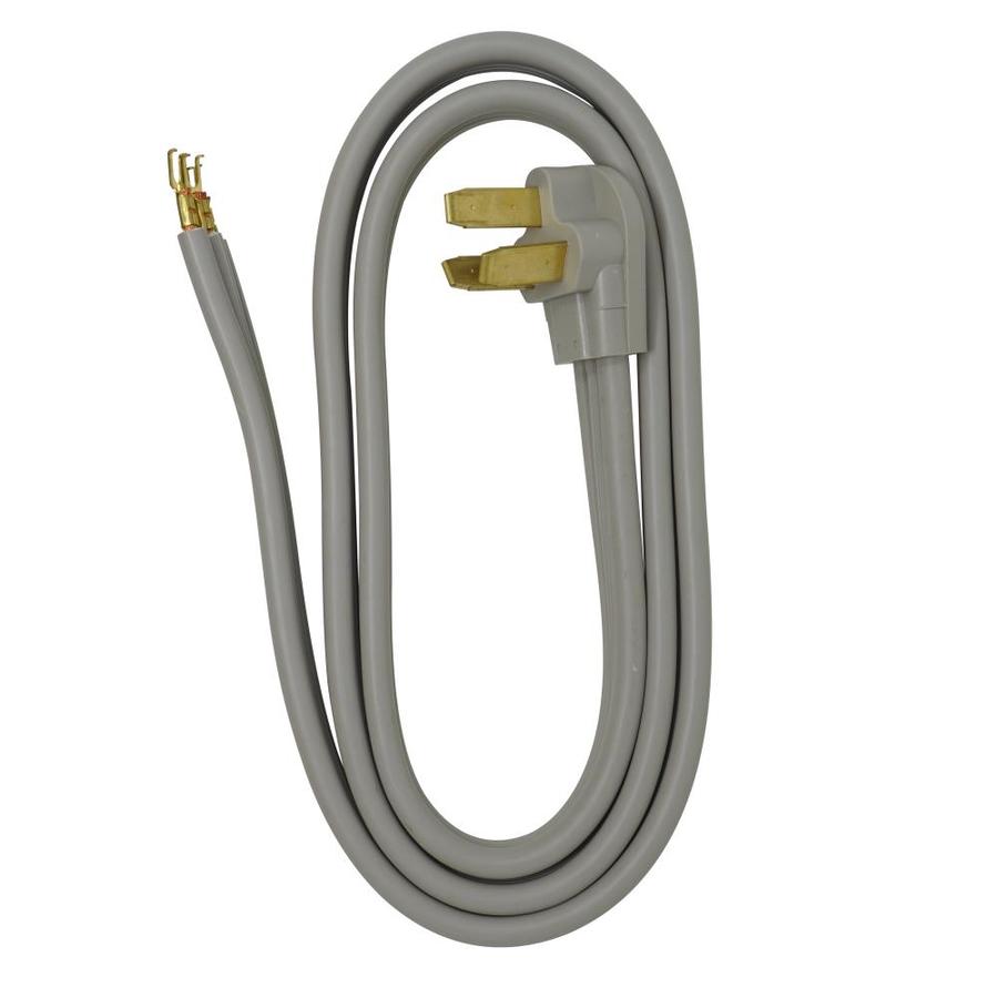 Southwire 6ft 6/2-8/1 SRDT Flat Range Cord in the Appliance Power Cords ...