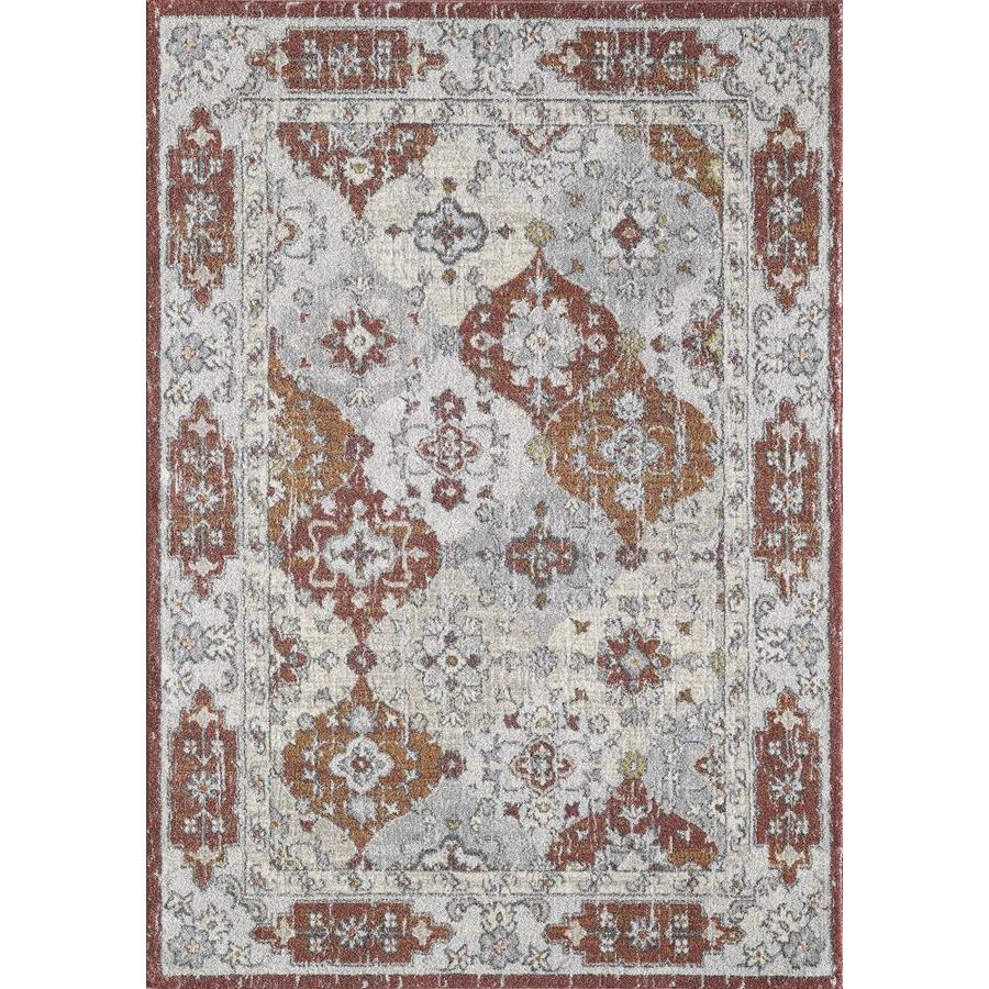 Eviva Totti Mosaic Multicolor 10x12 Oriental Rug in the Rugs department