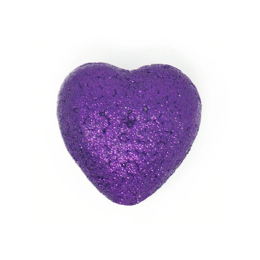 Oasis Glitter Foam Heart, Purple, 2.17 inch, Pack of 72 in the Craft