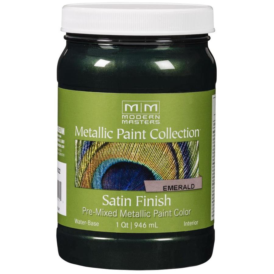 Rust-Oleum Modern Masters, Metallic Paint Collection, Satin Emerald, 32 ...