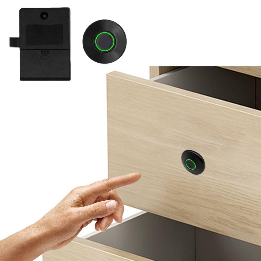 Guard Dog Security Biometric Lock Black in the Knobs