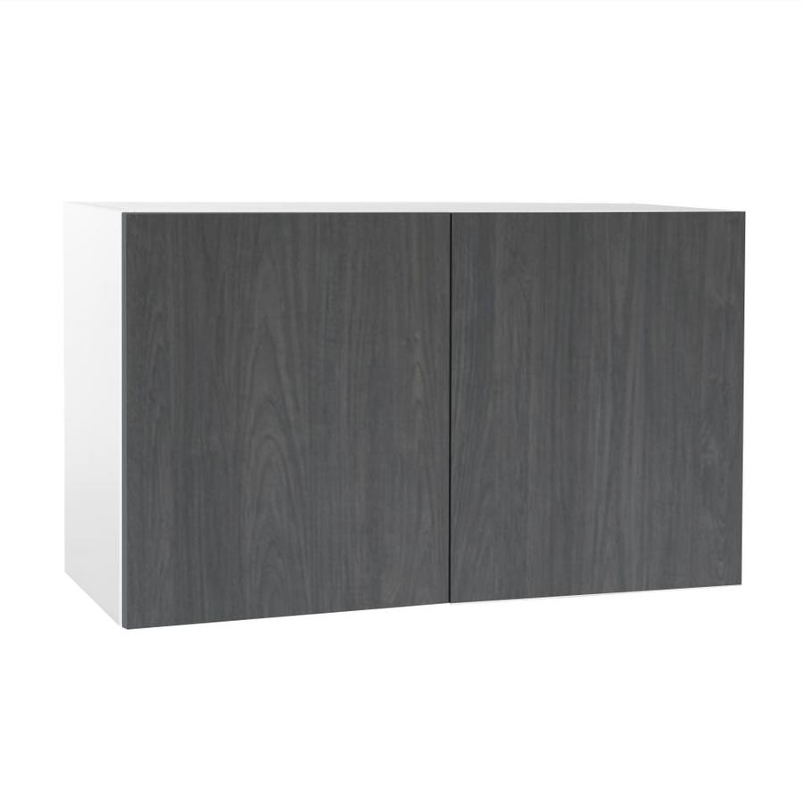 Cambridge Cambridge Ready to Assemble Threespine 30" x 18" x 12" Bridge Wall Cabinet in Carbon ...