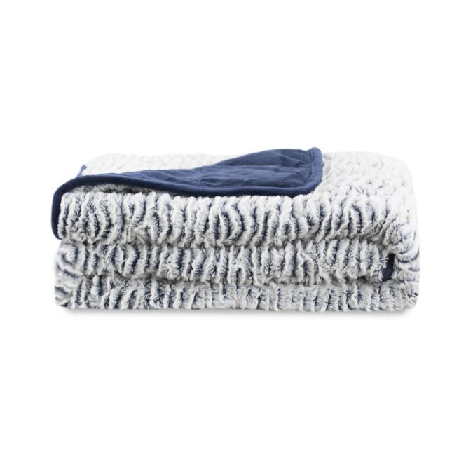 Dream Theory Dream Theory Plush Faux Fur Weighted Throw Blanket 12 lb