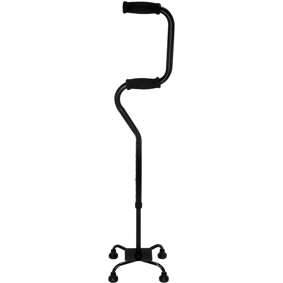 HealthSmart HealthSmart SittoStand Quad Canes, Black, Small Base in