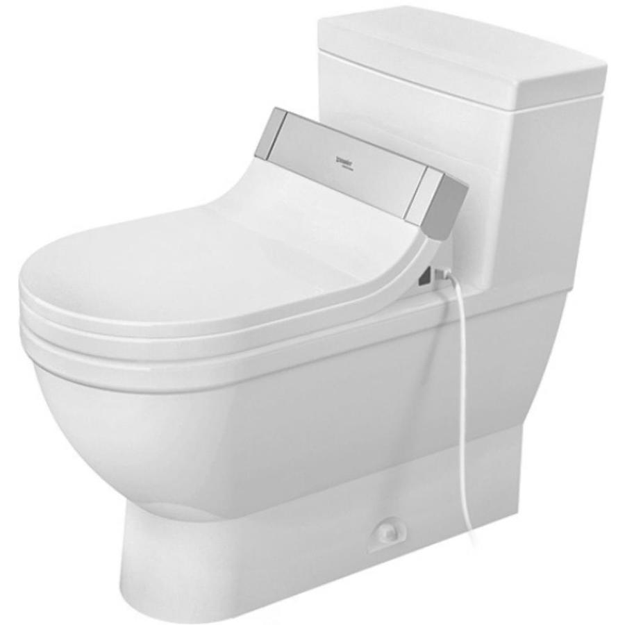 Duravit Starck 3 White WaterSense Elongated Standard Height Toilet 12