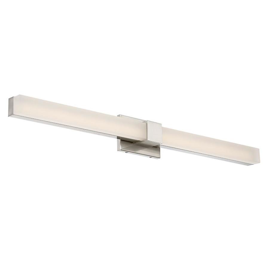 Dweled Esprit 38in Led Bathroom Vanity Or Wall Light 3000k In Brushed Nickel In The Vanity Lights Department At Lowes Com