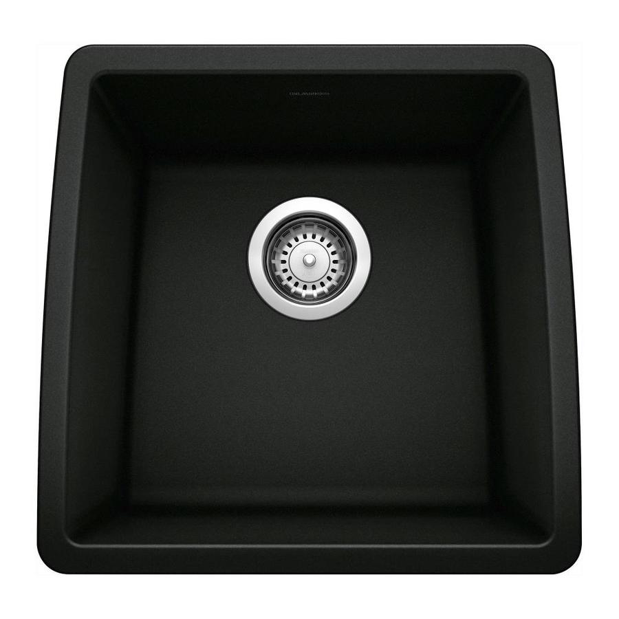 BLANCO Blanco 442938 Performa Bar Sink In Coal Black in the Bar & Prep
