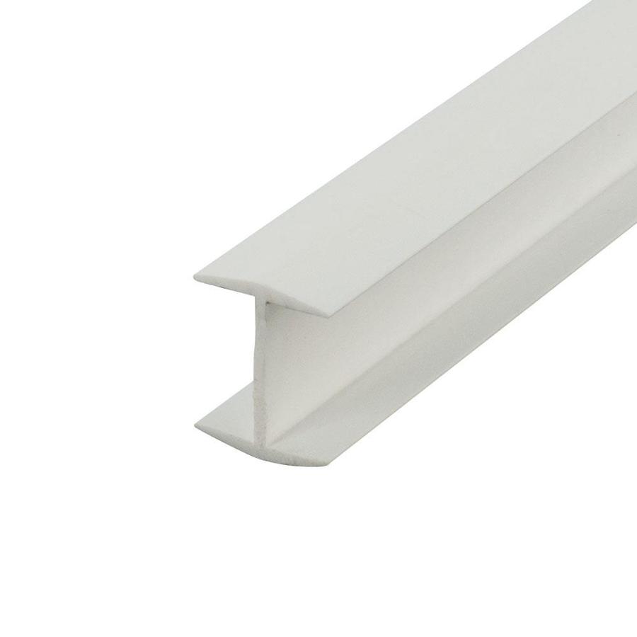 Outwater Outwater Plastic H Channel Fits Material 3/4 Inch Thick White