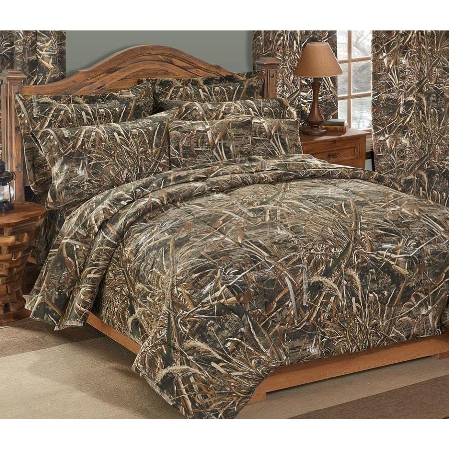 Realtree Max 5 Comforter Sham Set Full In The Bedding Sets Department At Lowes Com