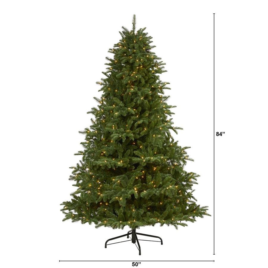 Nearly Natural 7ft. South Carolina Spruce Artificial Christmas Tree ...