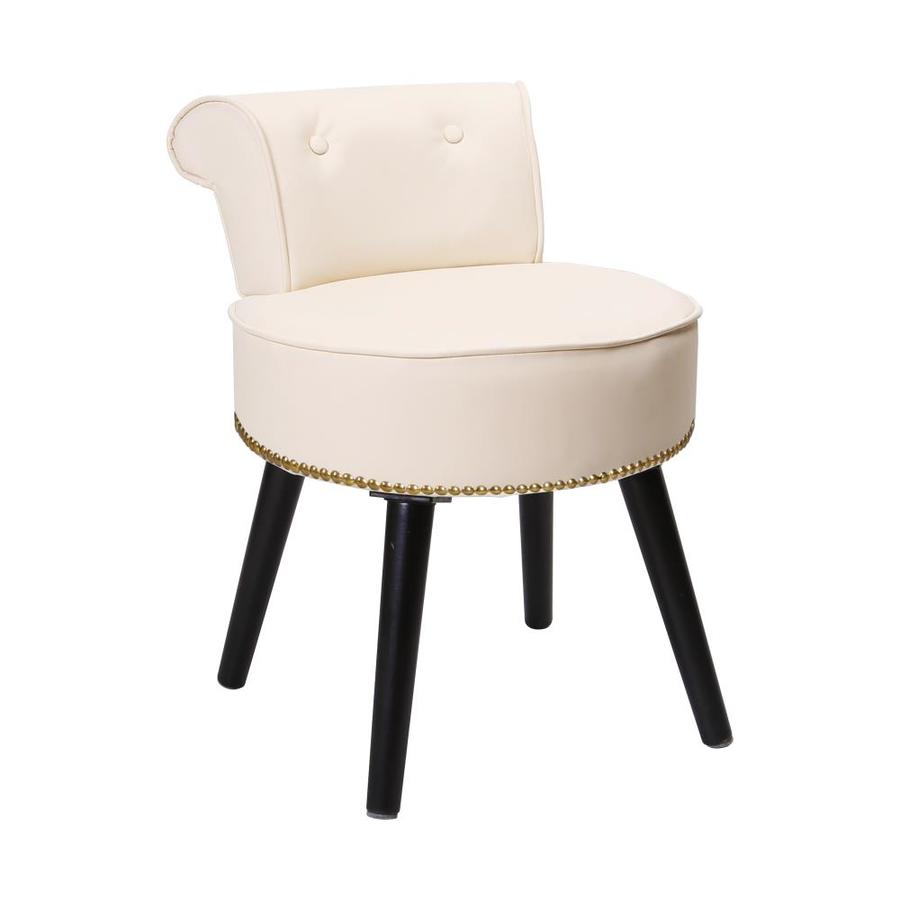 vanity stool with back