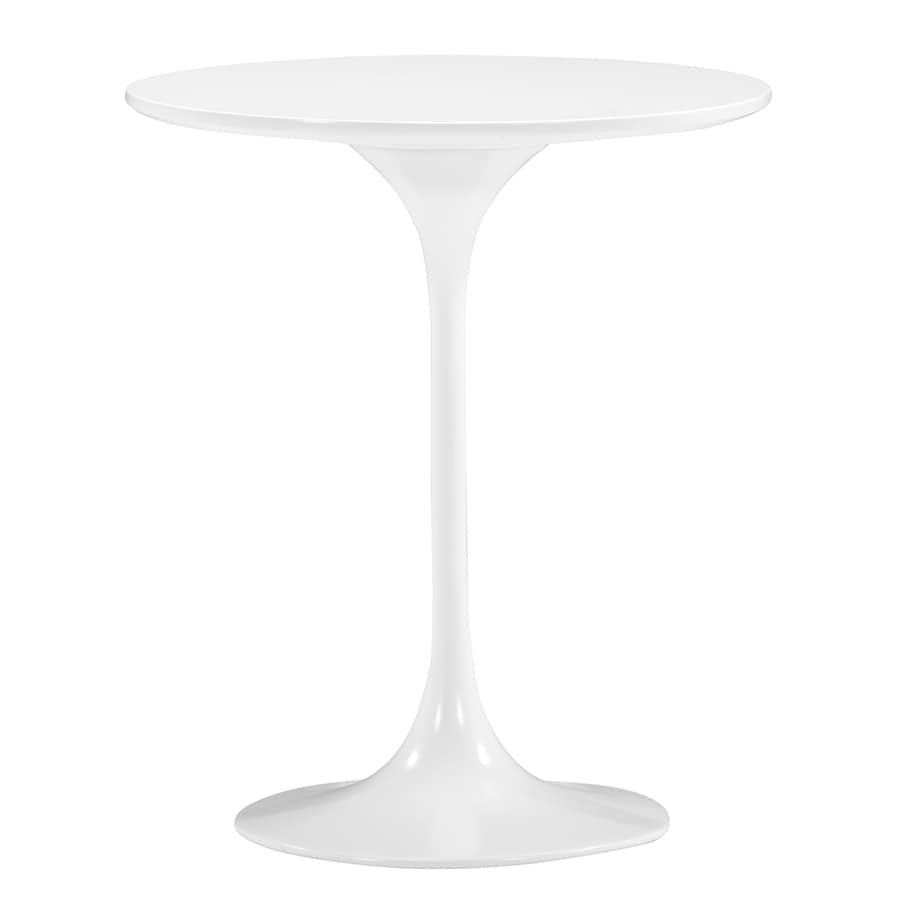 Zuo Modern Wilco White Round End Table At Com Zuo Modern Wilco White Round End Table