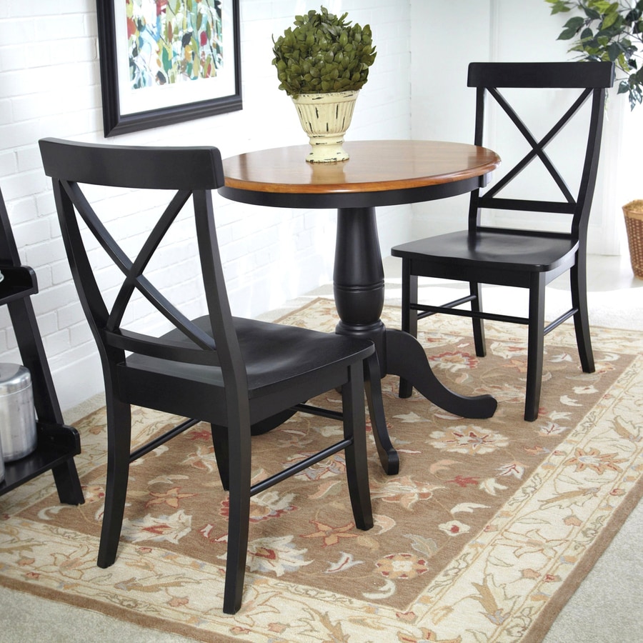 Shop International Concepts Black Cherry 3 Piece Dining Set With