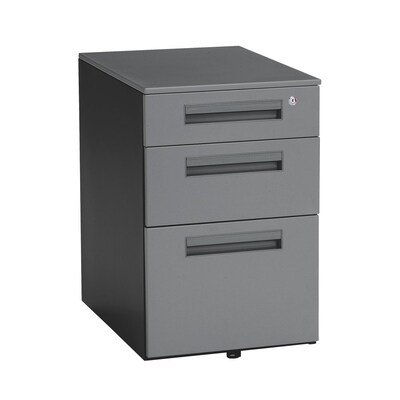 Ofm Gray 3 Drawer File Cabinet At Lowes Com