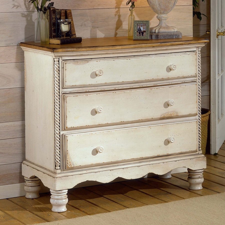 Hillsdale Furniture Wilshire Antique White 3Drawer Dresser at