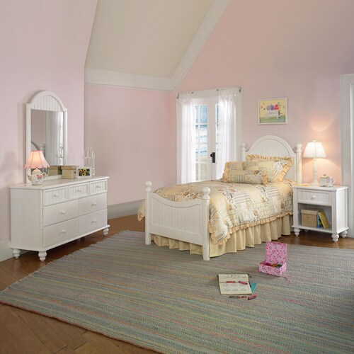 Hillsdale Furniture Westfield Off White Twin Bedroom Set At