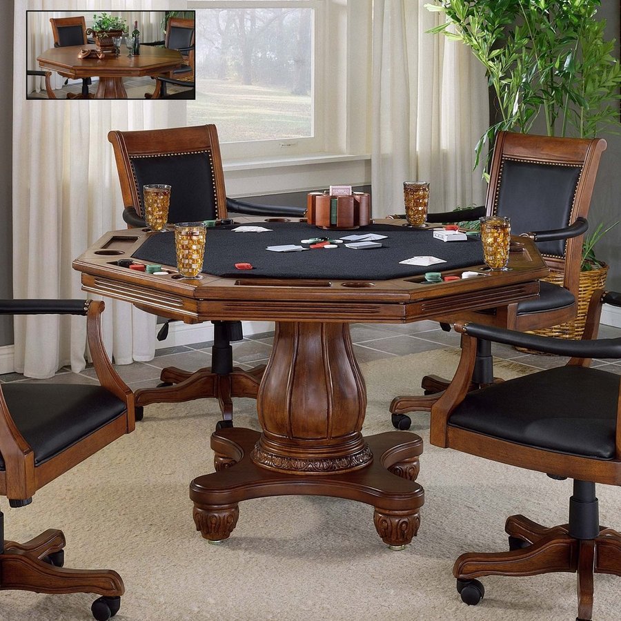 Hillsdale Furniture Kingston Freestanding Wood Game Table at Lowes.com