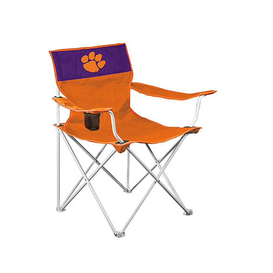 Logo Chairs NCAA Clemson University Tigers Steel Folding Camping Chair