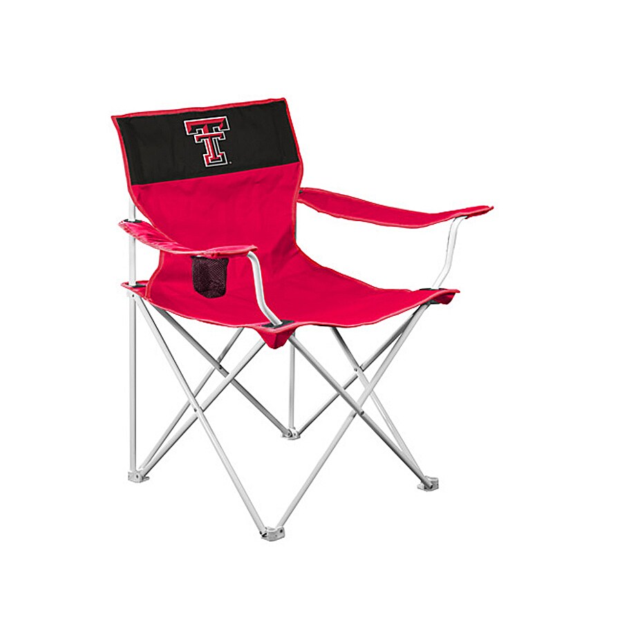 Logo Chairs NCAA Texas Tech Red Raiders Steel Folding Camping Chair in