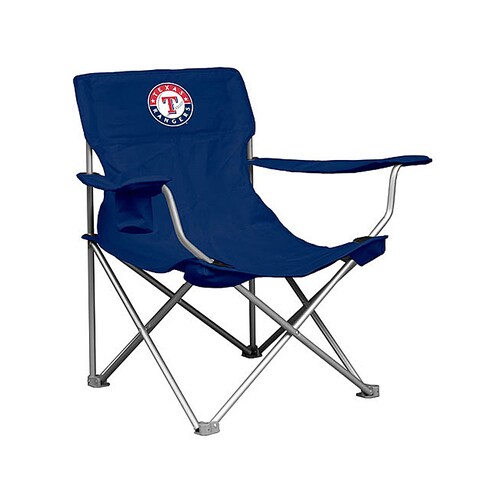 Logo Chairs MLB Texas Rangers Steel Folding Camping Chair at