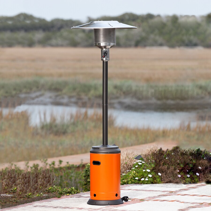 Fire Sense 46,000BTU Tuscan Orange Liquid Propane Patio Heater at