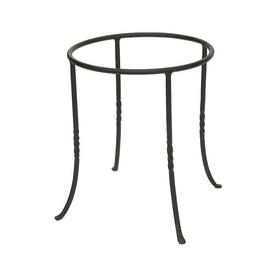 Plant Stands At Lowes Achla Designs 14 In Black Indoor Outdoor Round Wrought Iron Plant Stand