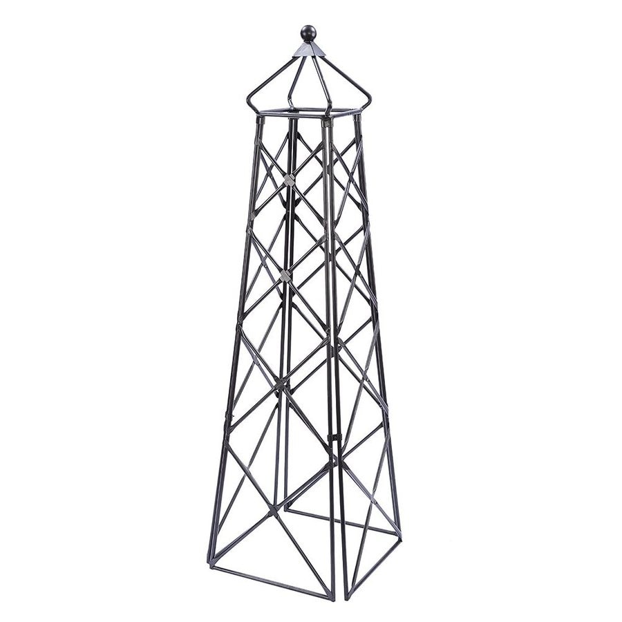 Shop ACHLA Designs Lattice Obelisk 20in W x 67in H Graphite Garden