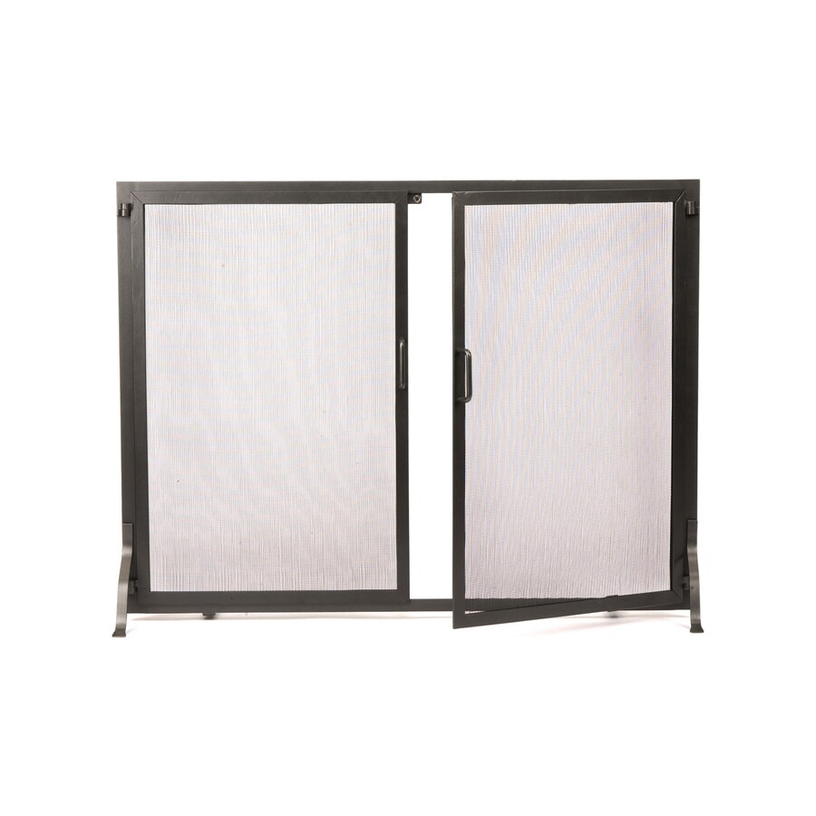 Achla Designs 38 In Graphite Iron 1 Panel Flat Twin Fireplace Achla Designs 38 In Graphite Iron 1 Panel Flat Twin Fireplace Screen