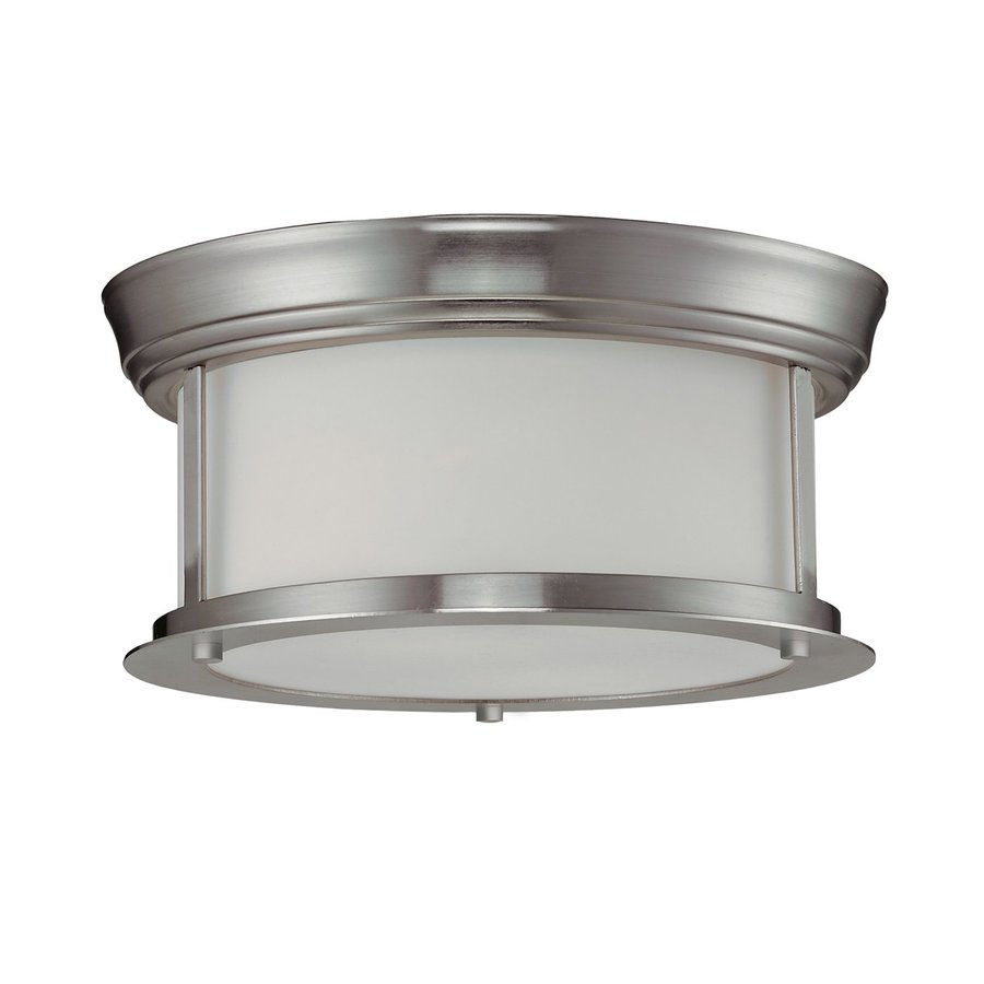 ZLite Sonna 10.75in Brushed Nickel Modern/Contemporary Flush Mount