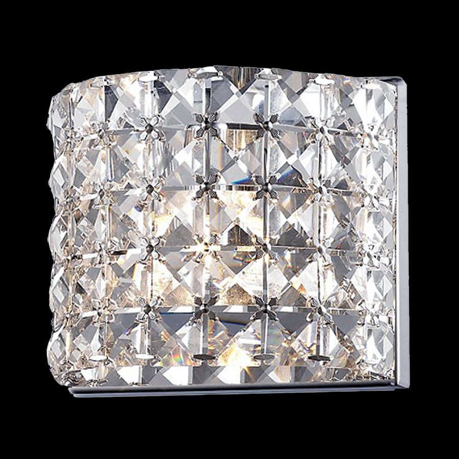 Shop ZLite Panache 6.299in W 1Light Chrome/crystal Crystal Pocket