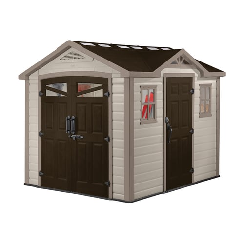 Keter Summit Gable Storage Shed (Common: 8-ft x 9-ft 