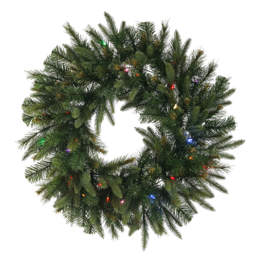 shop vickerman 30 in pre lit plug in green pine artificial shop vickerman 30 in pre lit plug in green pine artificial