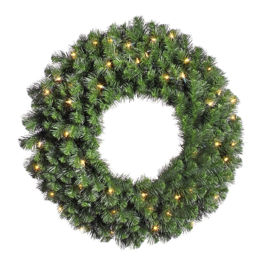 Shop Vickerman 24-in Pre-Lit Plug-In Green Douglas Fir 