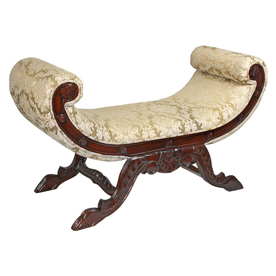 Shop Design Toscano Waldorf Antique Mahoganygolden Wheat Indoor - Design Toscano Waldorf Antique Mahoganygolden Wheat Indoor Accent Bench shop design toscano waldorf antique mahoganygolden wheat indoor - design toscano waldorf antique mahoganygolden wheat indoor accent bench