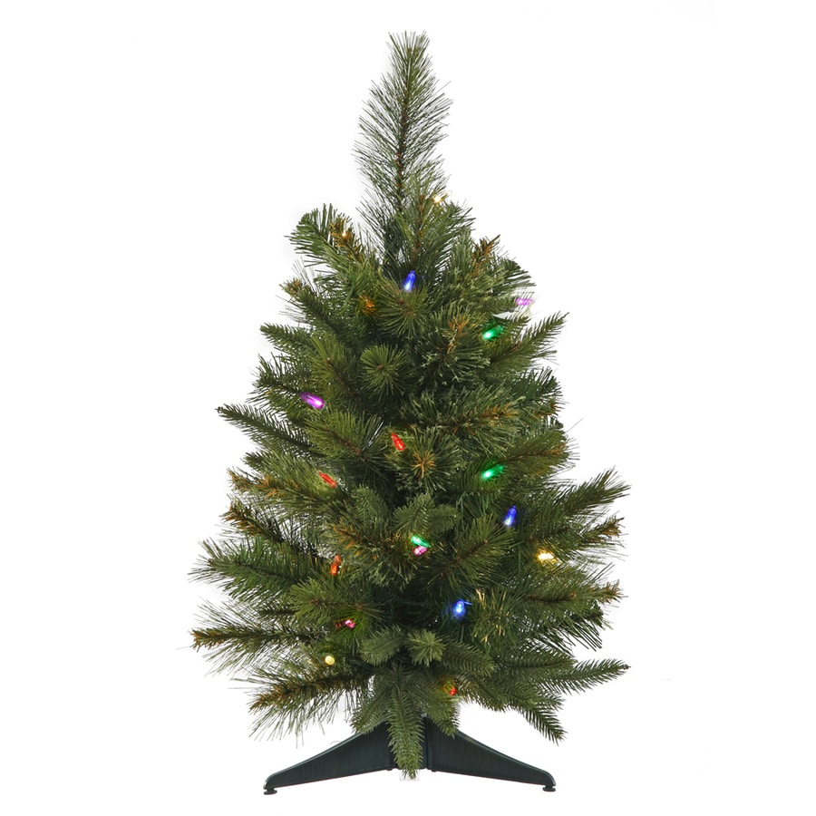 Vickerman 2ft Prelit Artificial Christmas Tree with 30 Constant